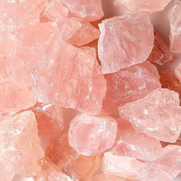 11 lbs Rough Rose Quartz Natural Pink Gemstone Crystals Mineral Bulk Rock Tumble - Picture 3 of 8